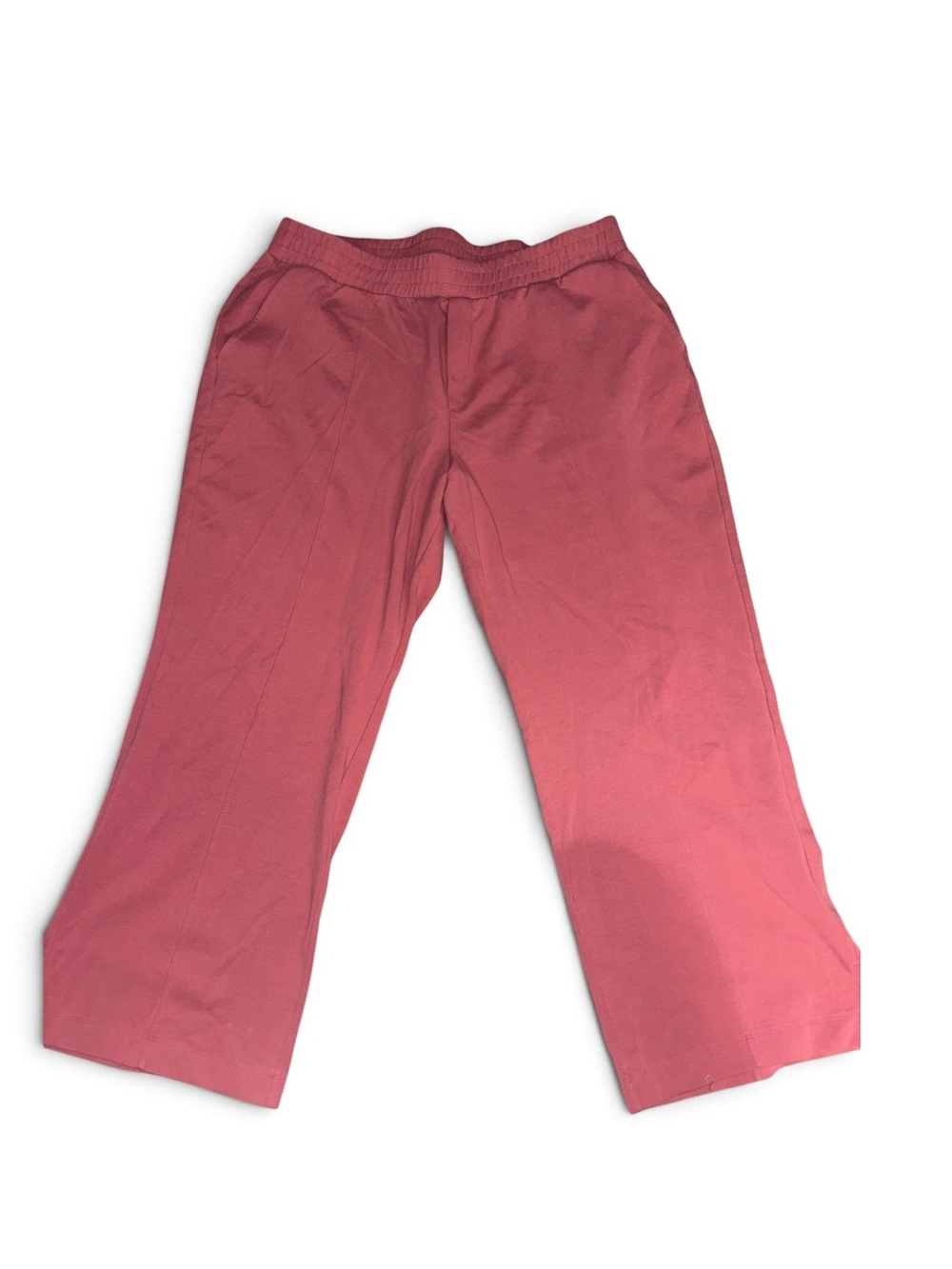 Old Navy Women's Mauve-Pink Wide-Leg Pull-On Active Pants